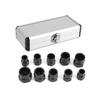 10pcs 9-19mm Damaged Nut Bolt Remover Kit Bolt Broken Nut Screw Remover Extractor Removal Set Threading Tools Kit