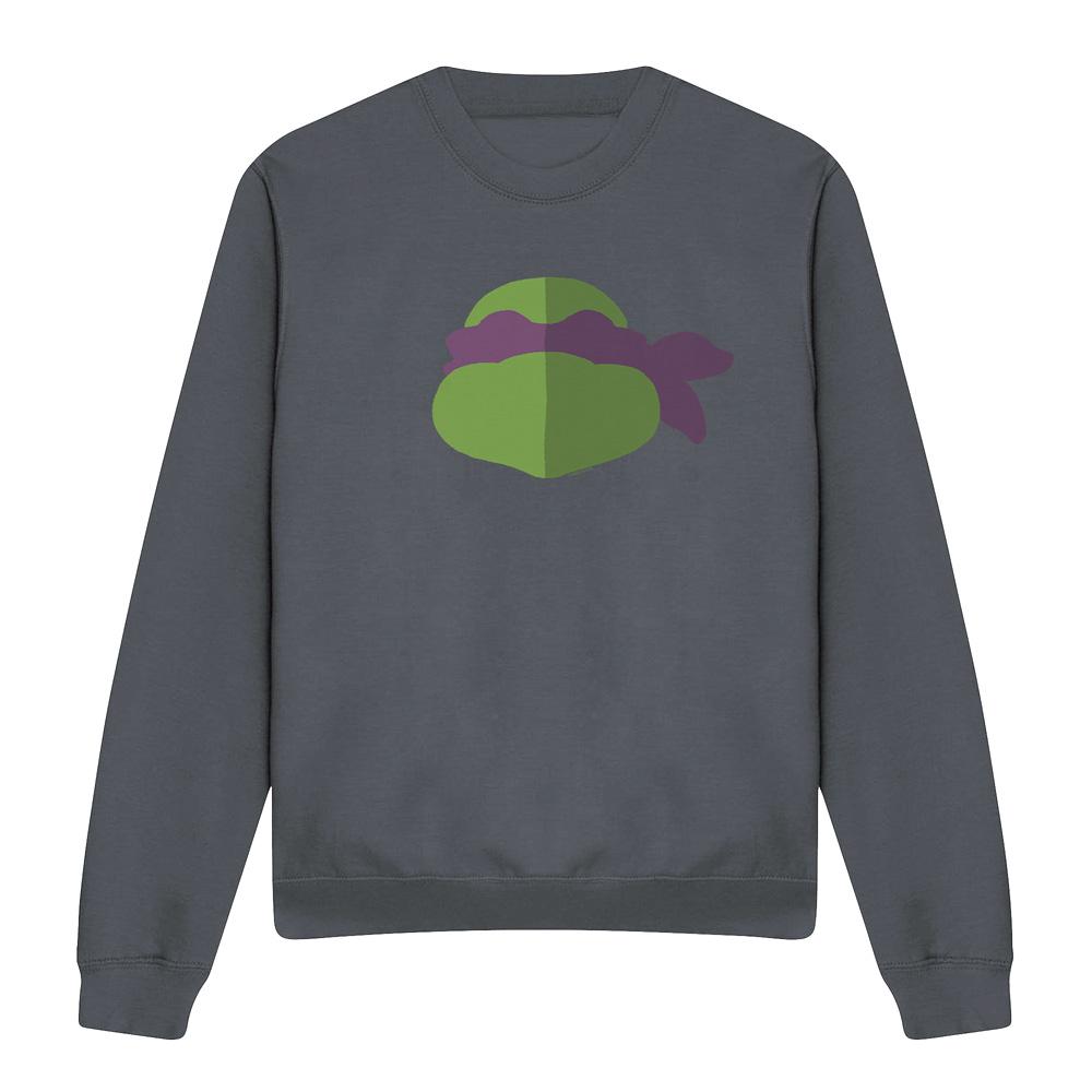 Teenage Mutant Ninja Turtles Unisex Adult Donatello Face Sweatshirt