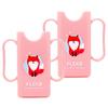 Flexa Mini Pack Holder, Pink Fox, 2 Pcs.