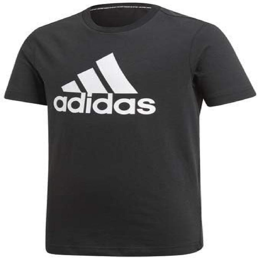Футболка adidas BOS для мальчика, Черный_Белый, M_M