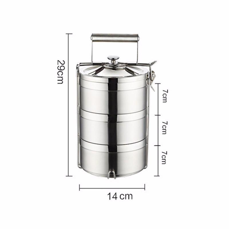 Drop Shipping Japanese Thermal Lunch Box For Kids Adult Portable Food Container Kitchen Leakproof 304 Stainless Steel Bento Box