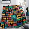 Unicorn Animal Print Flannel Blanket, High quality Comfortable for All Seasons, Home Decor, Warmth and Comfort, Perfect for Christmas Gifts139