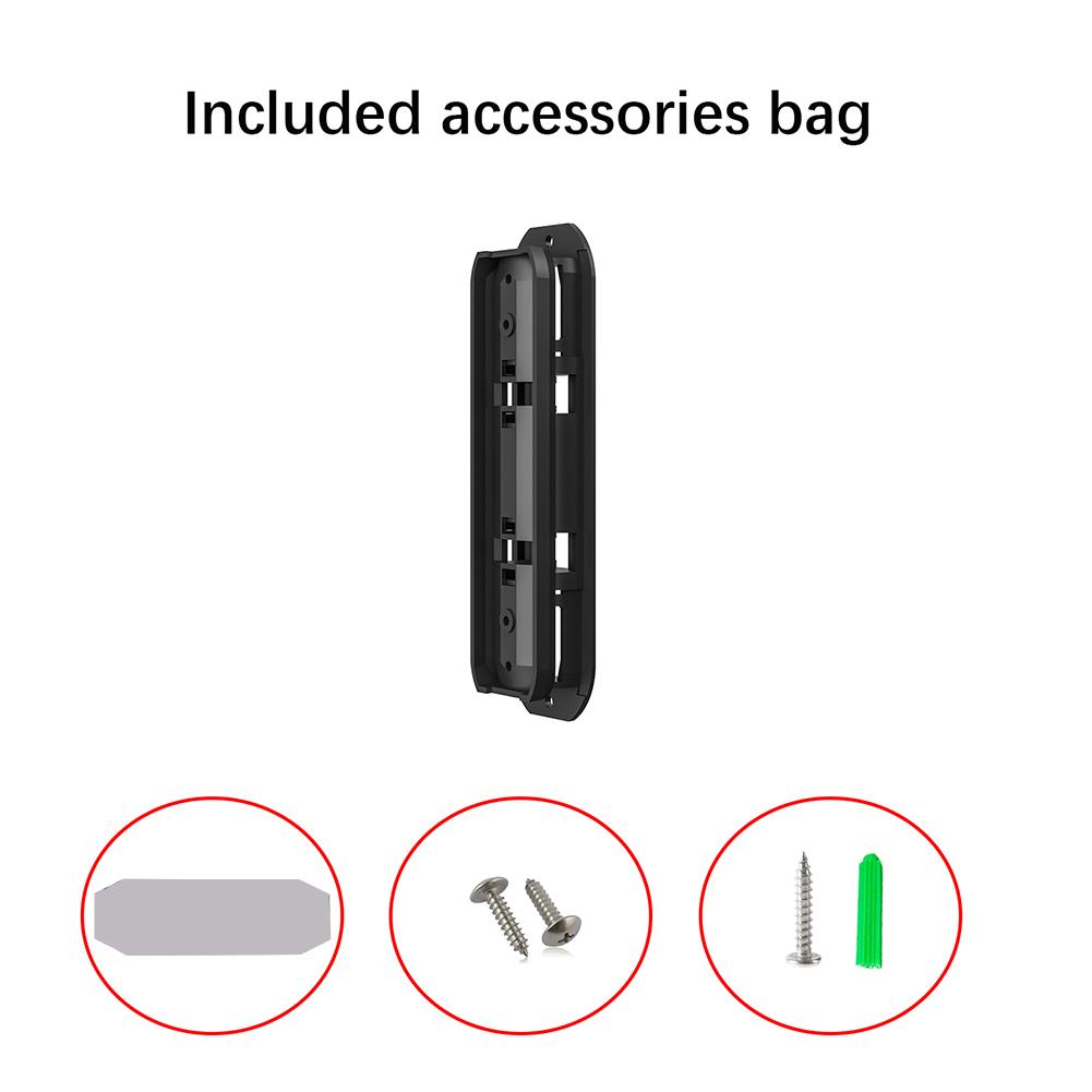 ABS Smart Video Doorbell Bracket Doorbell Accessories Left Right 45 Degree Rotating Corner Bracket Door Hardware