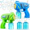 Kids Bubble Gun with 1 Bottles Bubble Refill Solution, Bubble Guns Kids 4-8, Bubble Machine Gun for Toddlers, Bubble Gun Blaster Party Favors