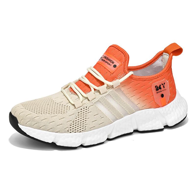 2025 Новые Живые 2025 Легкие Спортивные Беговые Повседневные Уличные Кроссовки Мужские Кроссовки Летающее Плетение Папины Кроссовки