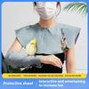Bird Shoulder Feces Guard Bite Proof Scratch Resistant Cape for Parrots Macaws Washable Pet Bird Diaper