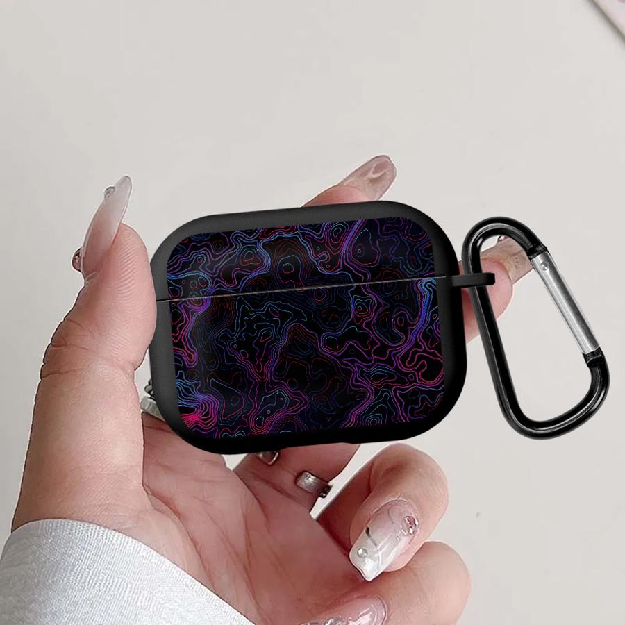 Чехол для наушников Cover Case Для Airpods Pro2 4 1 Pro 3 Pro3 2 Цветной Вихрь