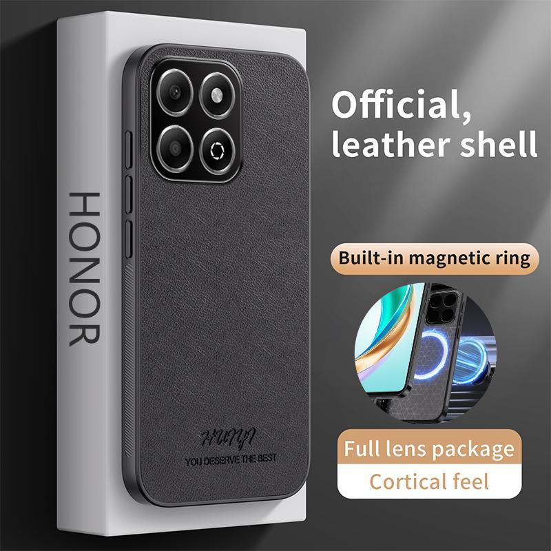 For Honor X6B Case Leather Magnet Case for Honor X8B X9B X7B X6B Soft Bumper Cover