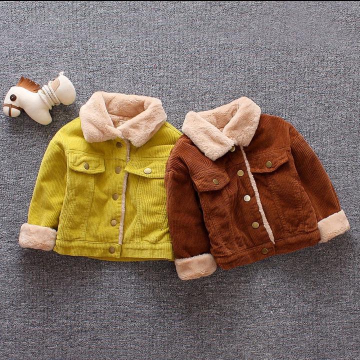22 New Boys' Plush Coats: Thickened Autumn and Winter Tops for Small and Medium Children