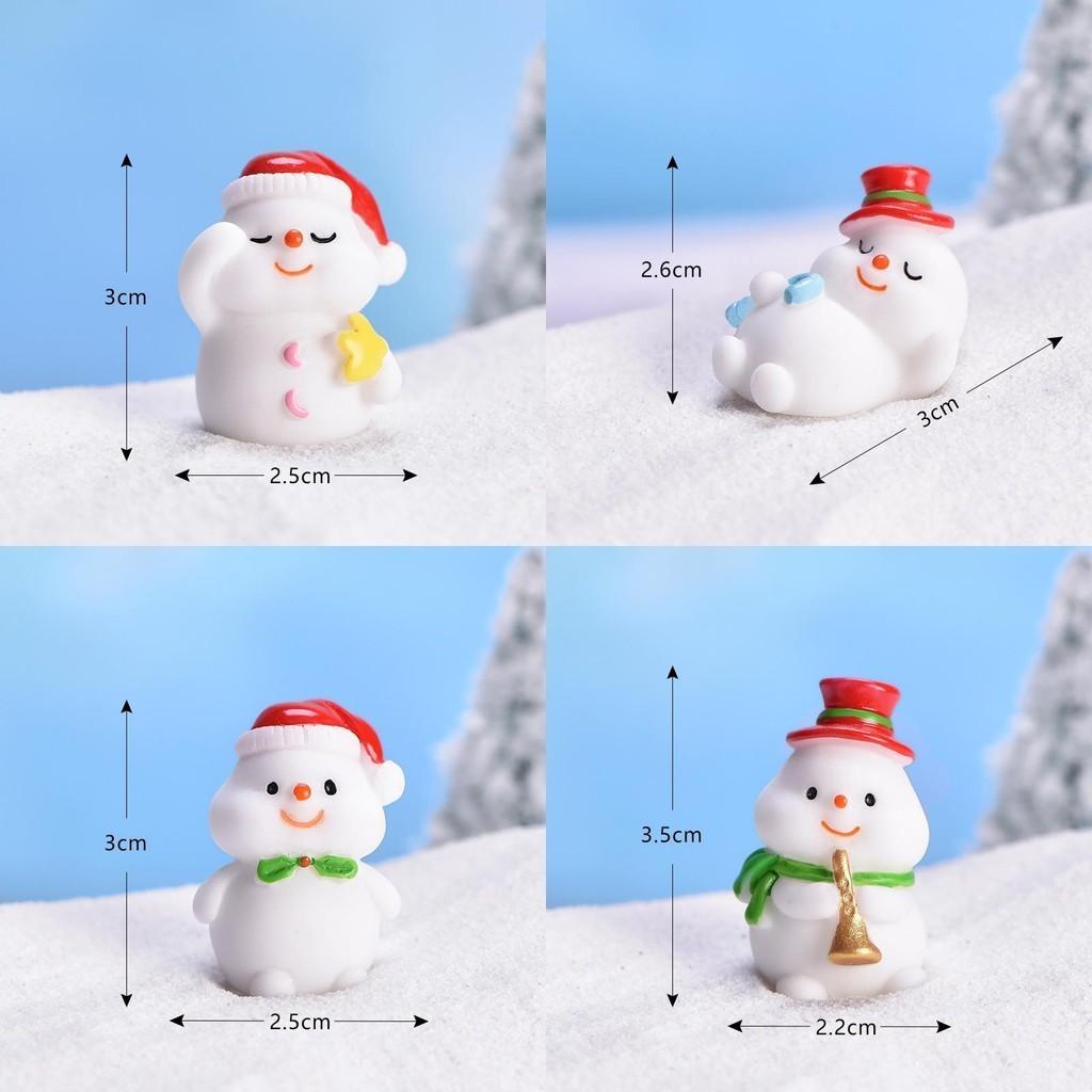 Cute Resin Craft Christmas Decorations Featuring Snowmen Santa And Sea Lion