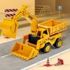 Yellow Engineering Car Toy ABS Dump Truck Model Toy Fashion Large Bulldozer Toy  Parent-child