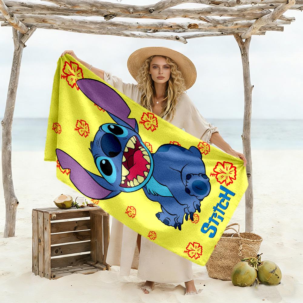 Spring Stitch And Chicks Beach Towel Super Soft Microfiber Quickdry Fabric Comfortable Lightweight Suitable for Swimming, Gym, Camping, Yoga Vacation