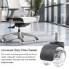 Office Chair Wheels 50kg Load-capacity Simple Installation Universal Furniture Caster Chair Mute Wheel Replacement Parts