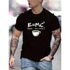 Coffee Energy Formula Graphic T-Shirt,Soft Breathable & Fade-Resistant, Classic Fit for Daily Casual Wear