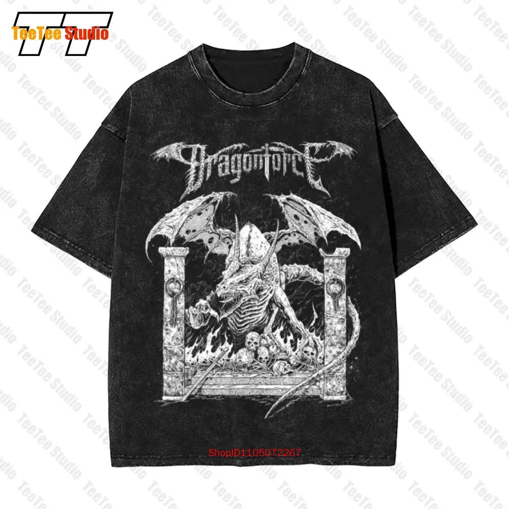 Dragonforce Band Album Vintage Oversized T-Shirt Black Cotton All Sizes S To 5Xl 1F541 4FJY