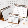 Simple Coil 2026 Desk Calendar Portable Desktop Decoration Schedule Planner Daily Planner Office School Supplies