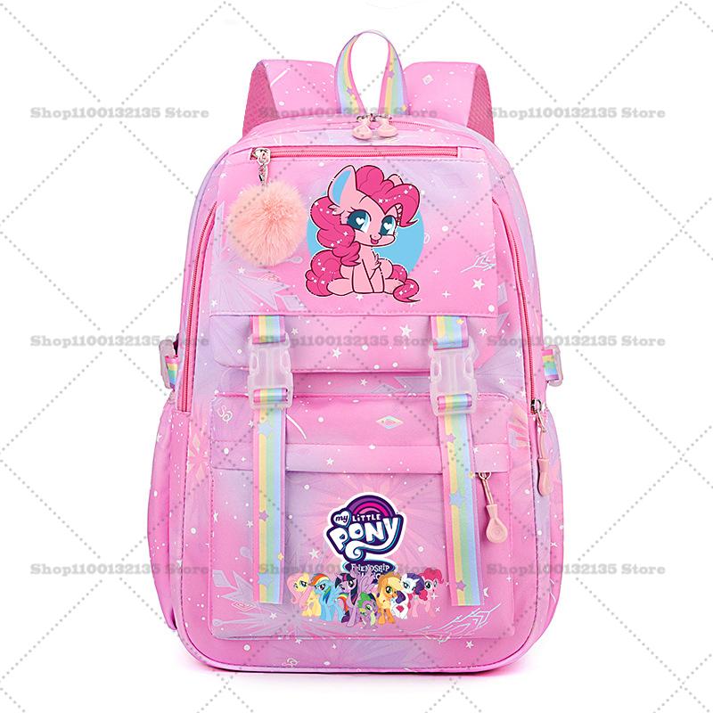 My Little Pony Женский Рюкзак Мальчики Девочки Сумка для Книг Сумка Мультяшный Студент Подросток Школьная сумка Рюкзак Mochila Подарок на День Рождения s каваи STEM DIY Набор для Моделирования 3D