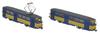 Railway Collection Iron Collection Leipzicht Tram Tatra T4 B4 Type Set F Diorama Supplies + 2-Car