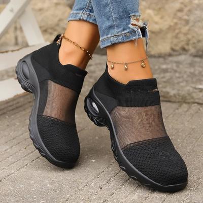 Обувь для весны и осени. Кроссовки больших размеров. Женские дышащие кроссовки для отдыха с мягкой подошвой.