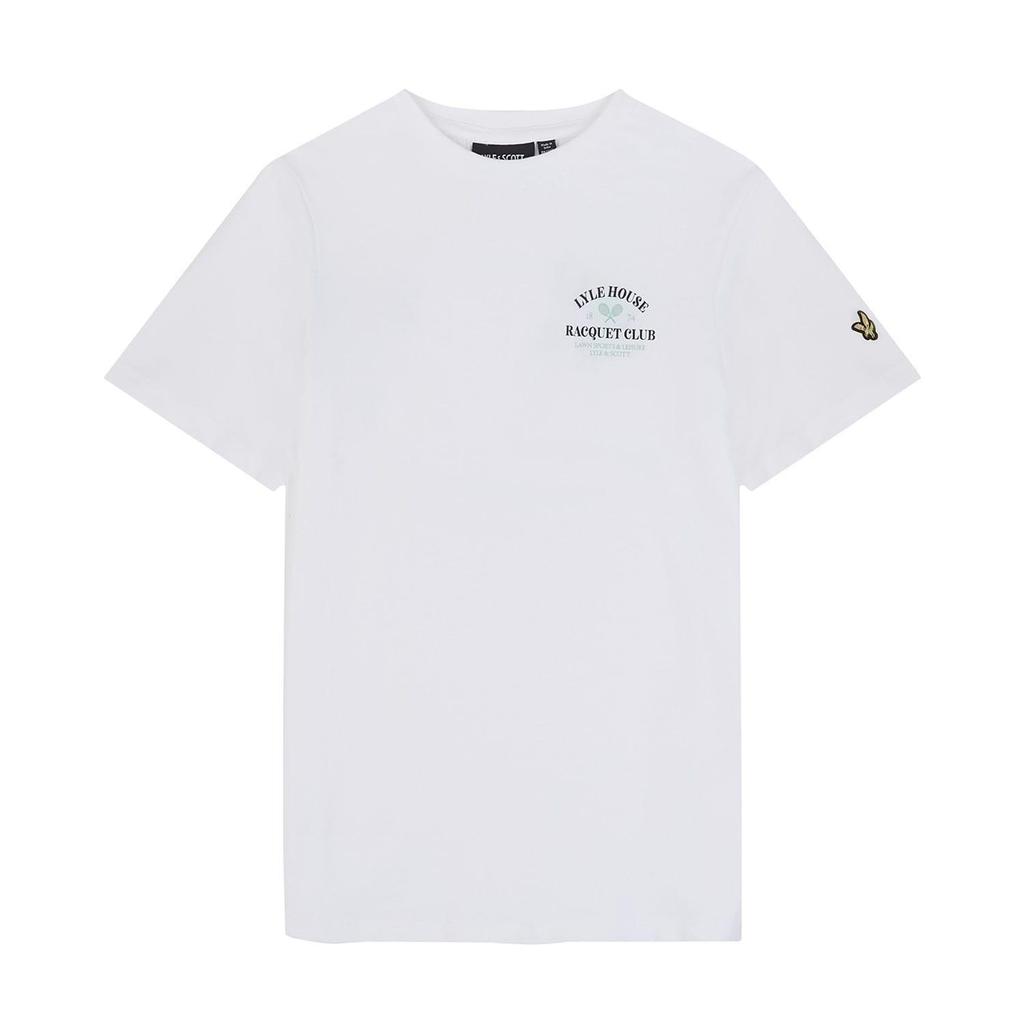 Lyle & Scott Childrens/Kids Racquet Club Graphic T-Shirt