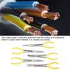 5Pcs Long Needle Nose Pliers Carbon Steel O Shape Clamp Hand Tool with NonSlip Handle