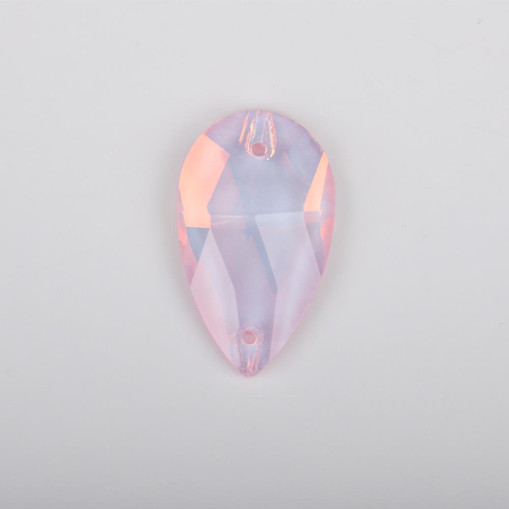 Флуоресцентные мокка каплевидные стразовые бусины - Ручная работа DIY Двухдырочные плоские аксессуары