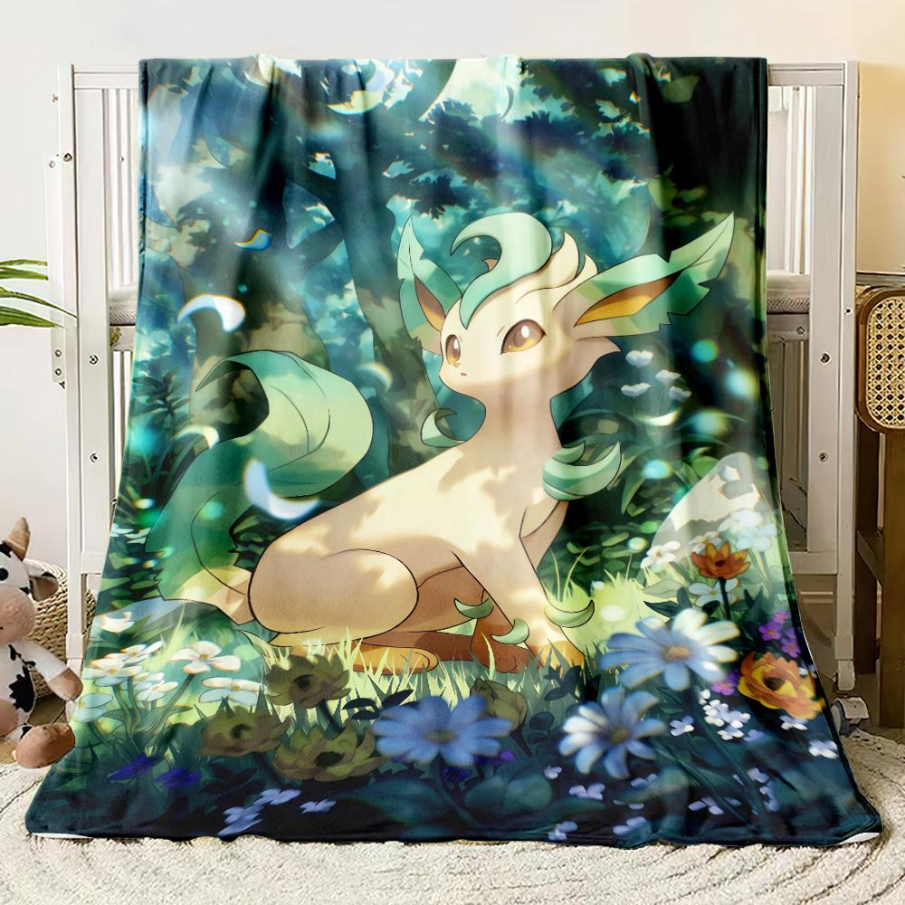 Pok É Mon Themed Printed Flannel Blanket for Bedrooms,Living Rooms,sofa blankets,Offices,Lunch Breaks,Picnics,