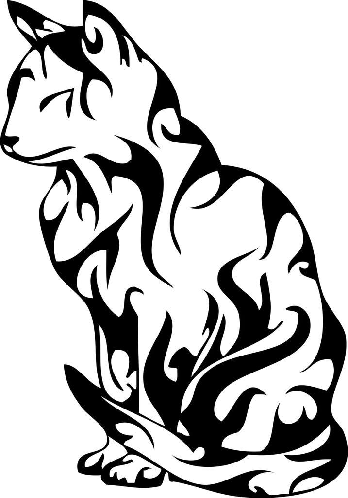 Printtoo Деревянный резиновый штамп Кошачий узор Scrap-booking Craft Textile Square Stamps-2 x 2