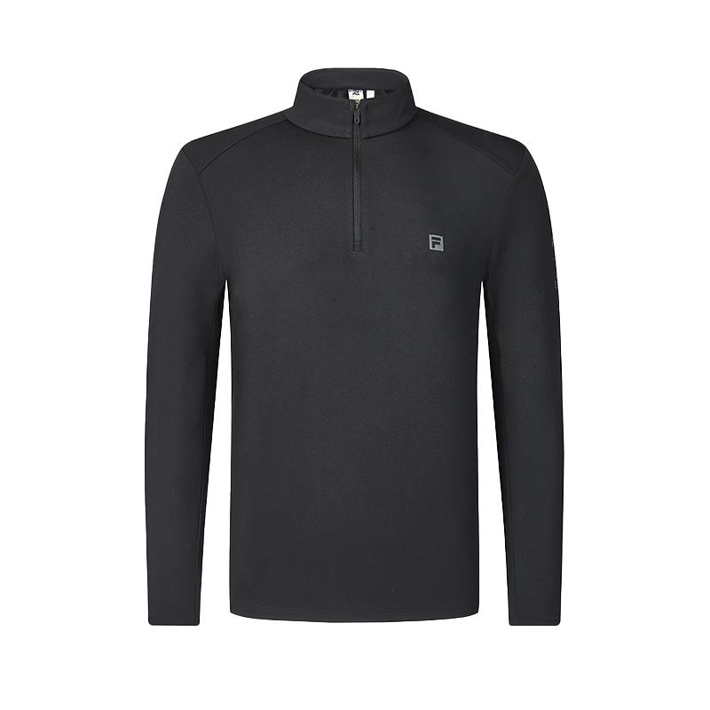 New FILA T Shirts Men's Pitch Black A11M447202FBK