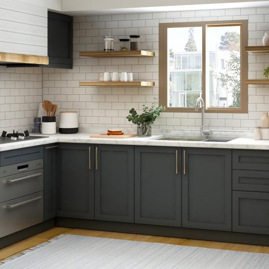 Tile Sticker Easy-to-install 3D Tile Wall Sticker Splashback Waterproof Durable Wall Decals for Home Kitchen