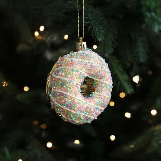 Рождественское подвесное украшение Блестящий ангел Санта-Клаус Орнамент Легкое рождественское украшение с петлей для подвешивания для украшения рождественской елки, двери, каминной полки