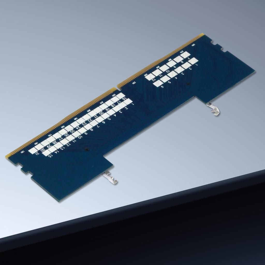 Переходник-адаптер с SODIMM DDR4 для ноутбука на DIMM для настольного компьютера, Разъем-адаптер для оперативной памяти RAM 3200/2666/2400/2133 МГц