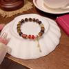 "Elegant Women's Pearl, Obsidian, and Crystal Bracelet - Chinese Ancient Style"