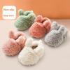Soft Newborn Cotton Shoes Lamb Fleece Crib Boots Cute Baby Walking Shoes  Winter