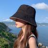 Wide Brim Women Double-sided Wear Bucket Hat Outdoor Foldable Sun Visor Panama Hats Girls Beach Travel Portable Fisherman Cap