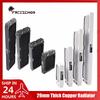FREEZEMOD Медный радиатор G1/4'' толщиной 29 мм 120/240/360/480 мм для ПК с водяным охлаждением. Рядный радиатор-охладитель для 120-мм вентилятора