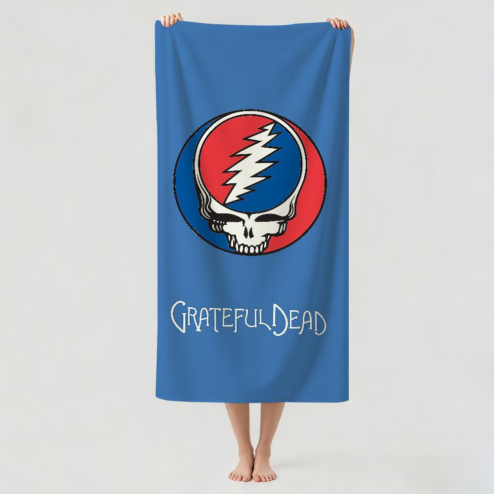 Рок-группа G-Grateful D-Dead Полотенце Сушильное Банное Полотенце Подходит Для Легкого Плавания Кемпинга Йоги Пляжа