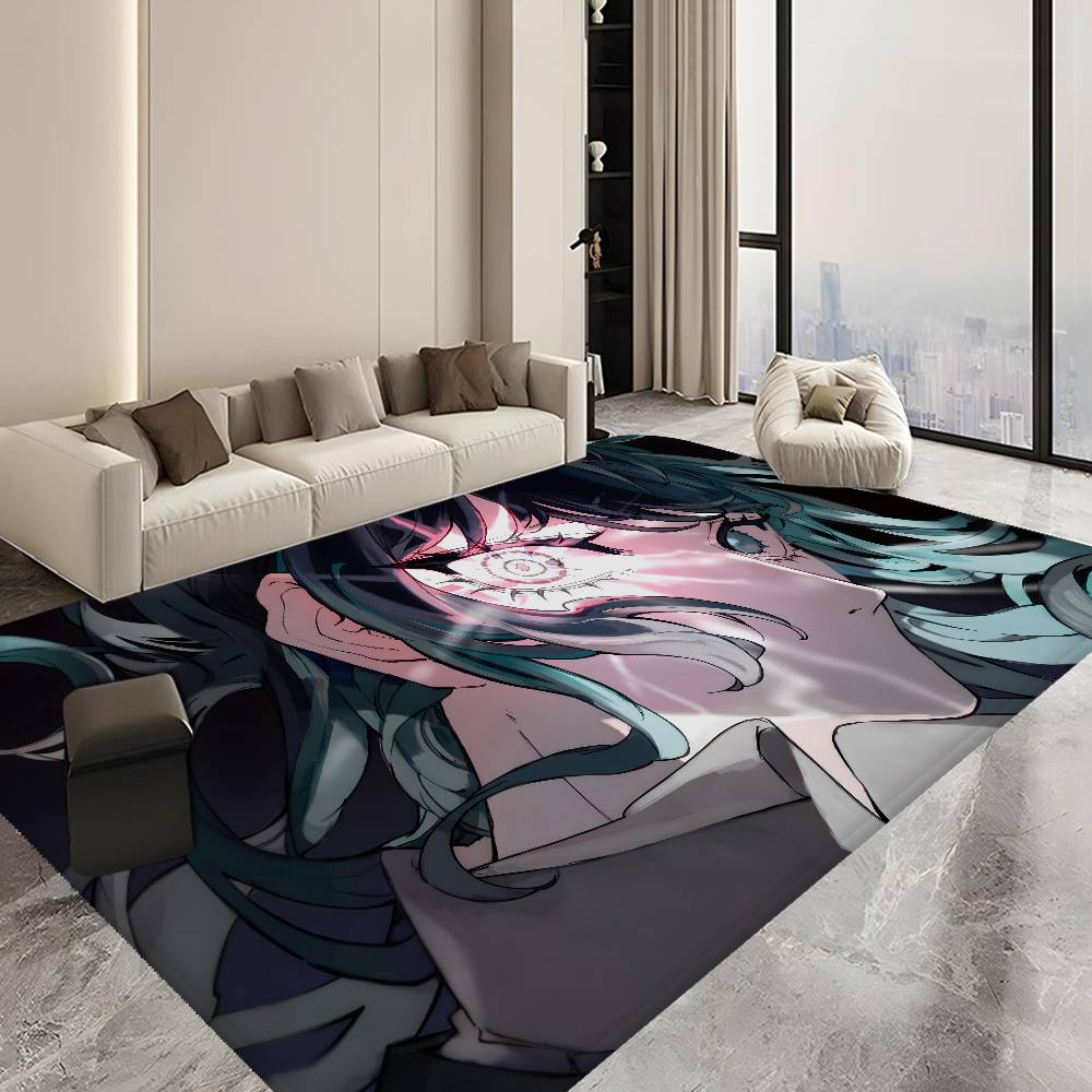 Ado Kyogen X Uta Anmie Door Mat Washable Non-Slip Living Room Sofa Chairs Area Mat Kitchen Doormat Area Rug