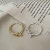 Дизайн Sense Knotted Metal Opening Ring Женское Простое Нишевое Индивидуальное Легкое Роскошное Элегантное Модное Универсальное Кольцо Кольцо