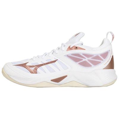 Mizuno Кроссовки для волейбола Wave Dimension Unisex Низкие Белый Розовое золото V1GC224036