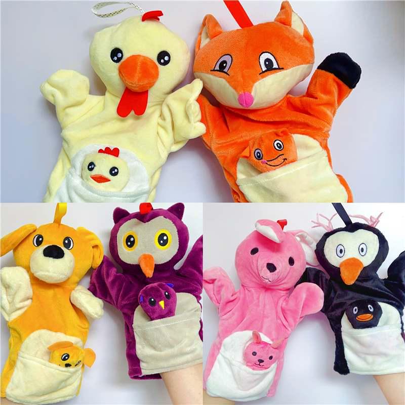 Подставка для пальчиковых кукол в виде животных для языковых зон детского сада и кукольного домика