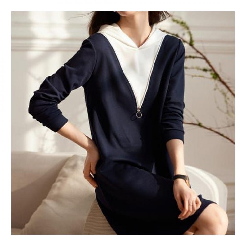 Navava Hoodie Dress No736