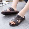 Fashion Men's Summer New Sandals and Slippers Male Thick-soled Leisure Beach Shoes Non-slip Open-toe Breathable Sandal Zapatillas Hombre