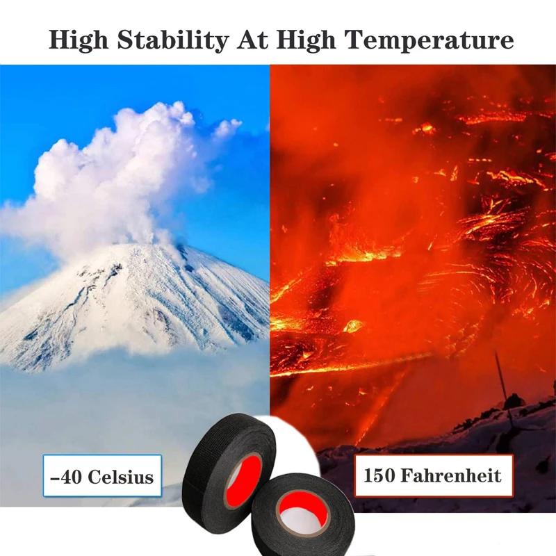 9/15/19/25 мм Электроизоляционная Термостойкая Лента для Жгутов Проводов ПЭТ Пучок Огнестойкая Лента