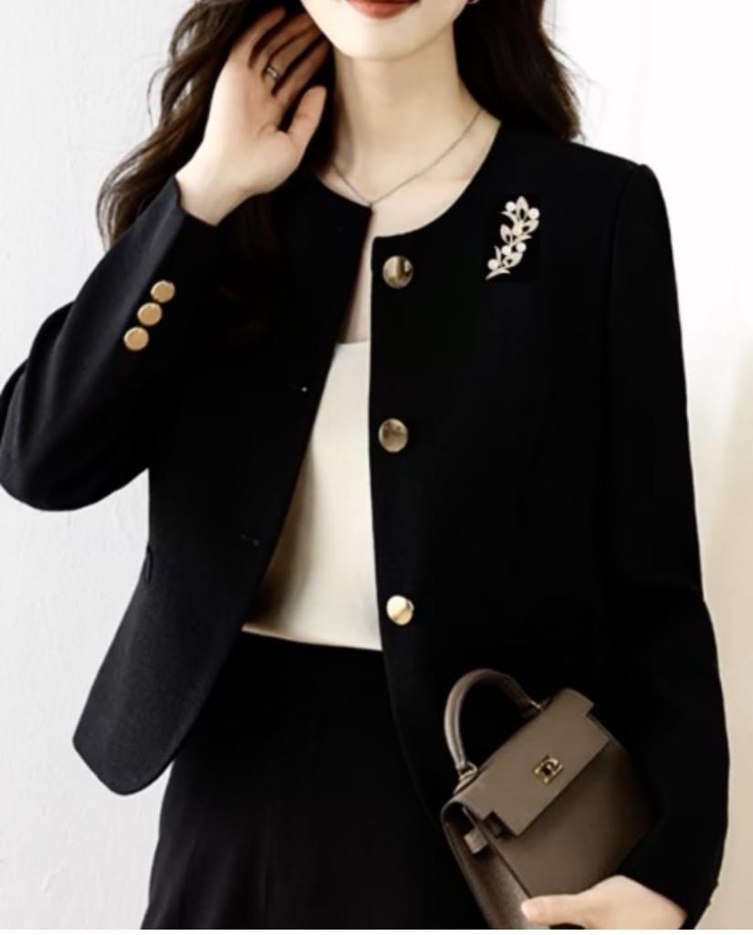 Freshwater Pearl Brooch Zircon Leaf Lovely Chest for Entrance Gift for Gift Case Included Corsage, Decoration, Graduation, Ceremony, Wedding,