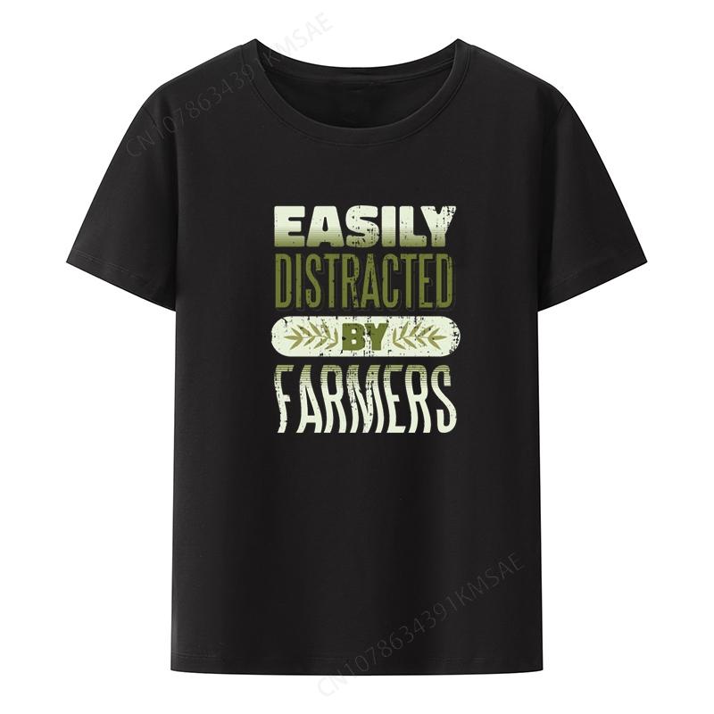 Easily Distracted Byb Far Graphic Print Short Sleeve Funny Tee Loose Camisetas Printed T-shirt
