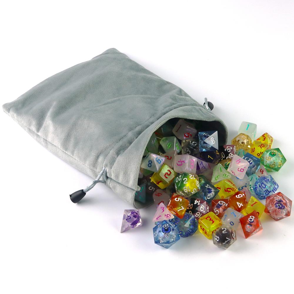 1 шт. бархатные подарочные пакеты с завязкой, многоцелевые для хранения настольных игр, подарочная упаковка для вечеринок, мешочки для украшений, 16*20 см