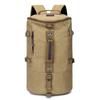 Men's Canvas Backpack Women Multifunctional Bucket Bag Tactical Rucksack Outdoor Sport Mountain Bag