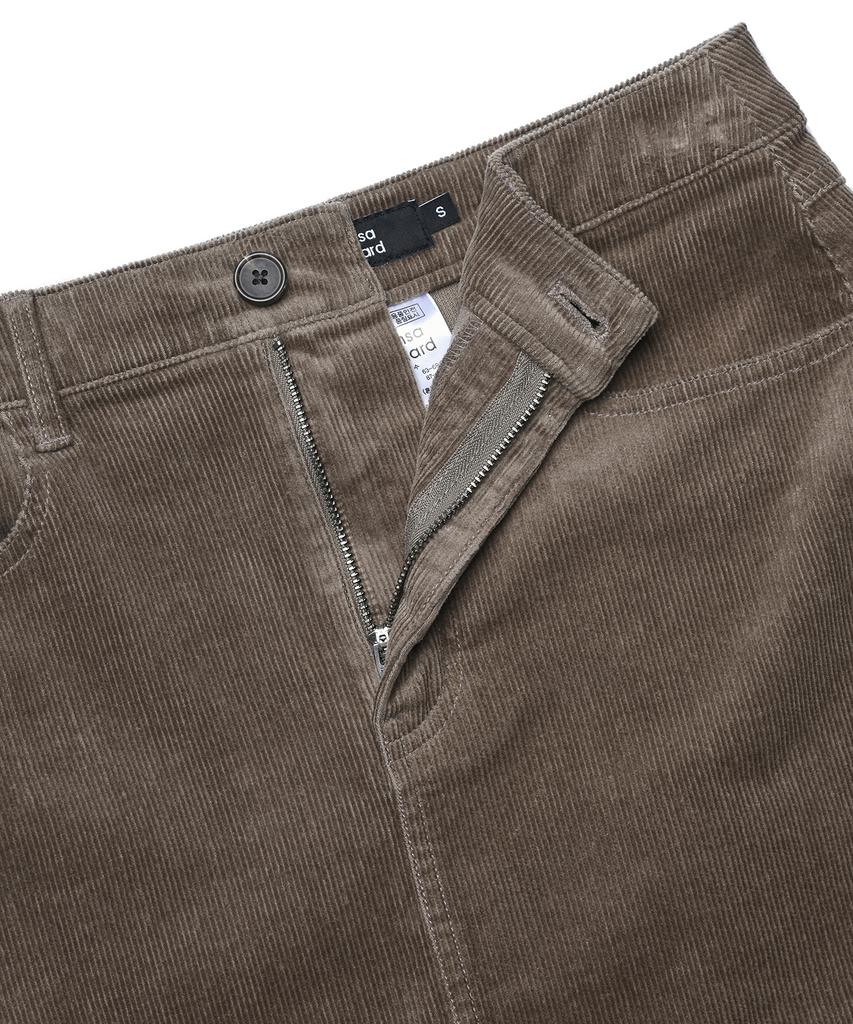 Musinsa Standard Woman Women'S Corduroy Mini Skirt [Khaki Brown]