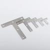 10Pcs 90° Right Angle Angle Bracket Flat Fastener Corner Bracket  Hardware Accessory